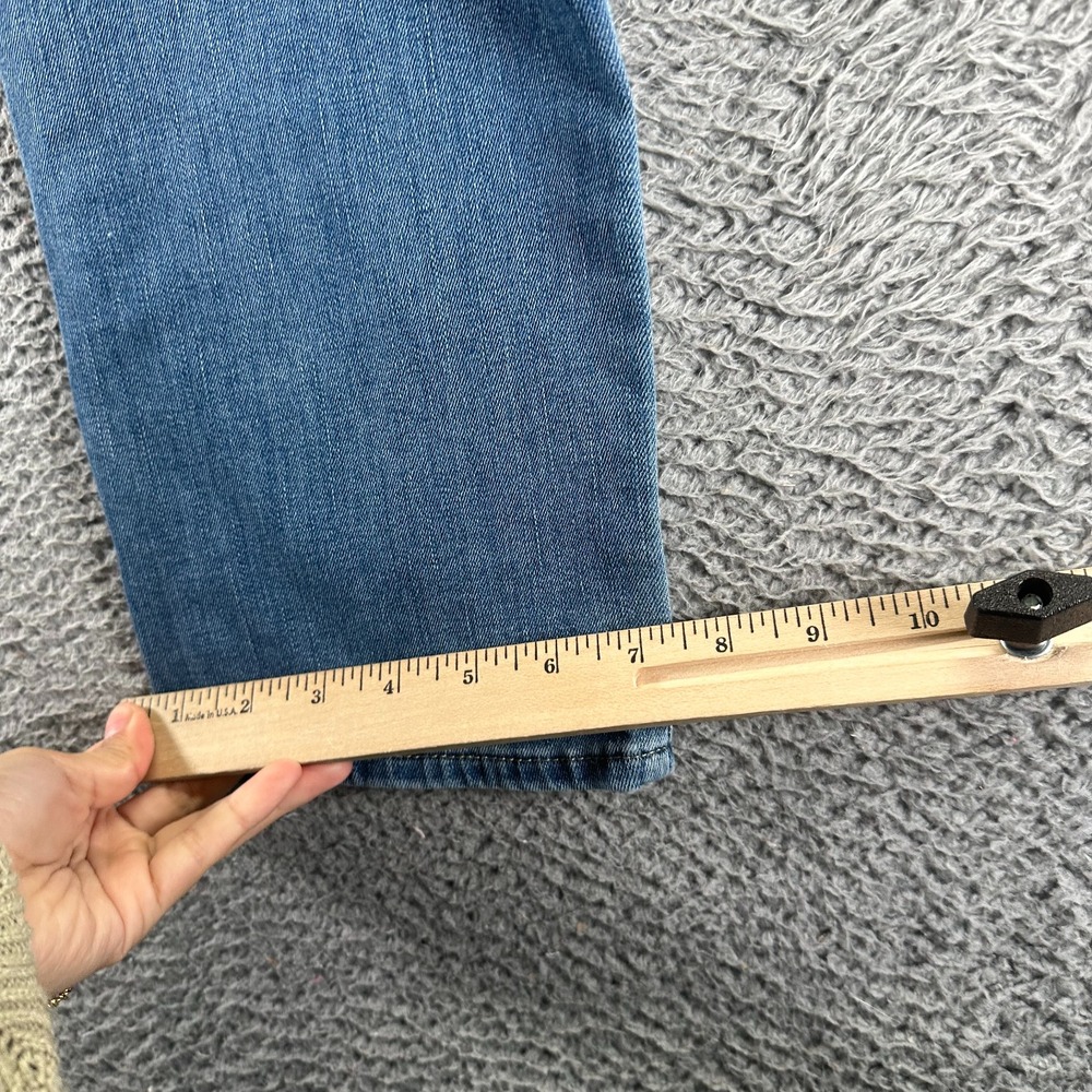 Signature by Levi Strauss Jeans Womens 20 Blue Denim Straight Slim Fit Mid-Rise - Picture 11 of 12